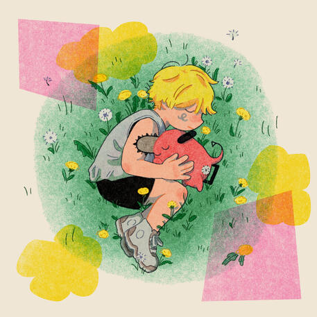 dandelion child; Procreate on iPad