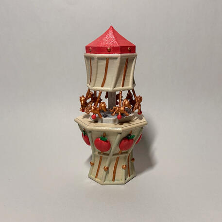 carousel; 3D printed with PLA