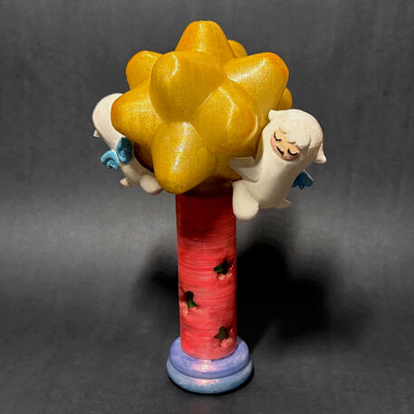 starlight, unlit; 3D printed with PLA