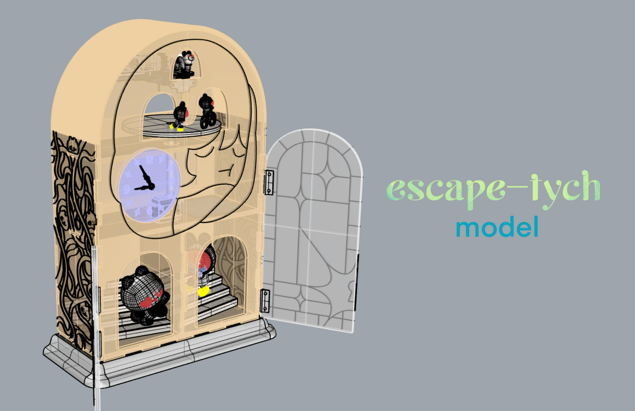 escape-tych modeled in Rhino 7